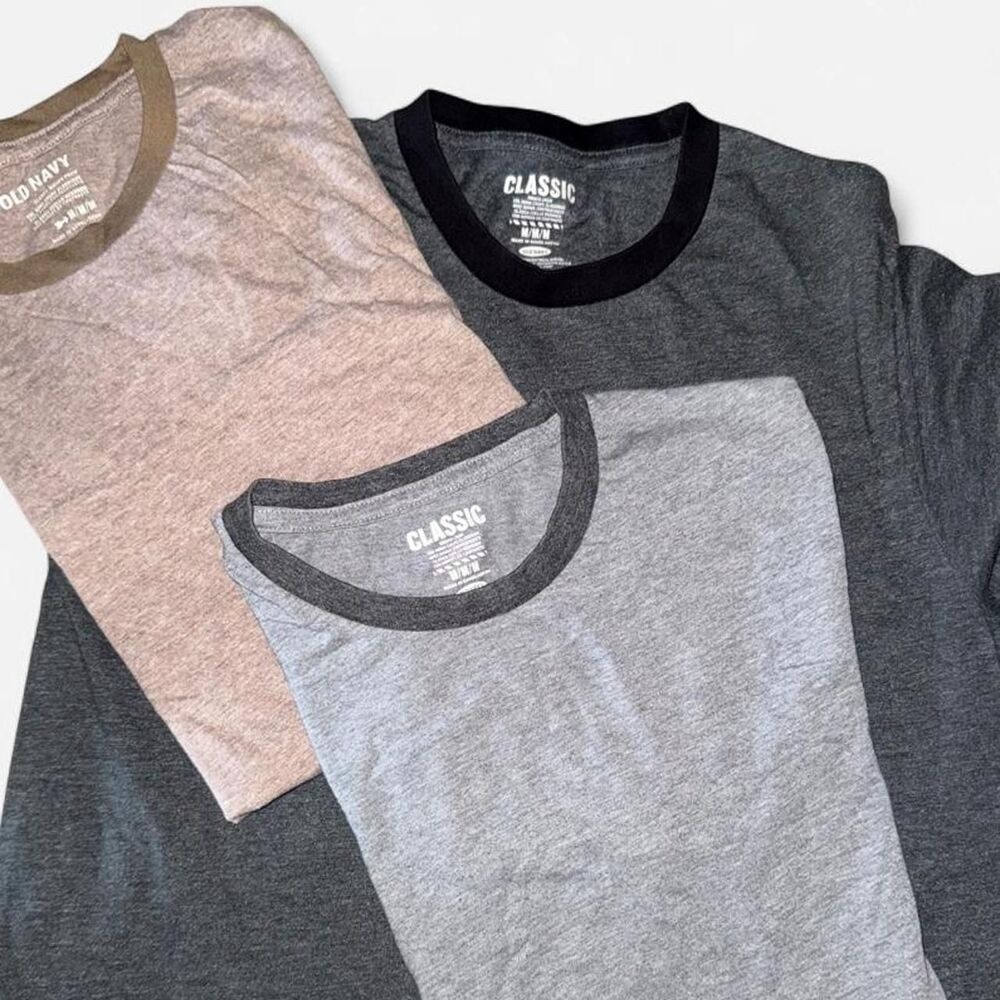 Men's T-Shirt Bundle of 3 Old Navy Size M